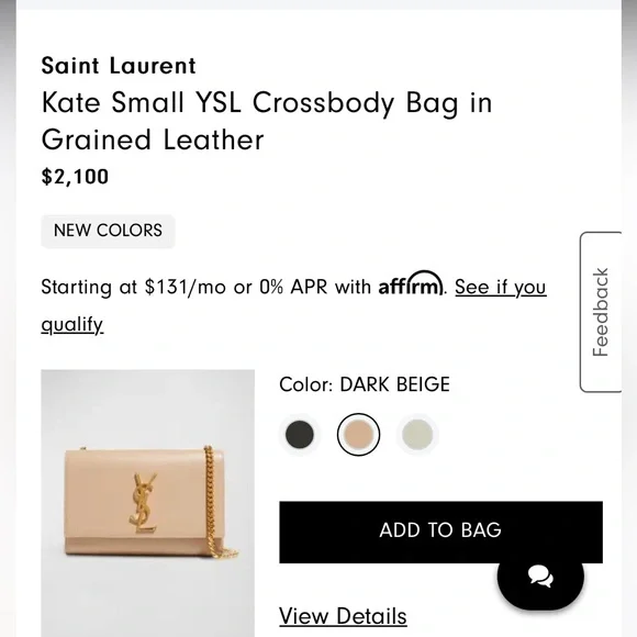 Yves Saint Laurent Kate Monogram crossbody - Picture 16 of 16